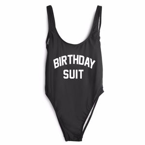 NEW birthday suit swimsuit